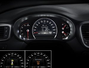 7” TFT-LCD supervision cluster